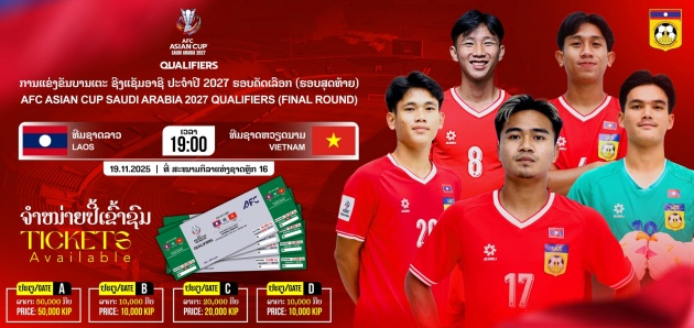 Chỉ 13.000 đồng để xem Xuân Son và tuyển Việt Nam thi đấu tại Lào