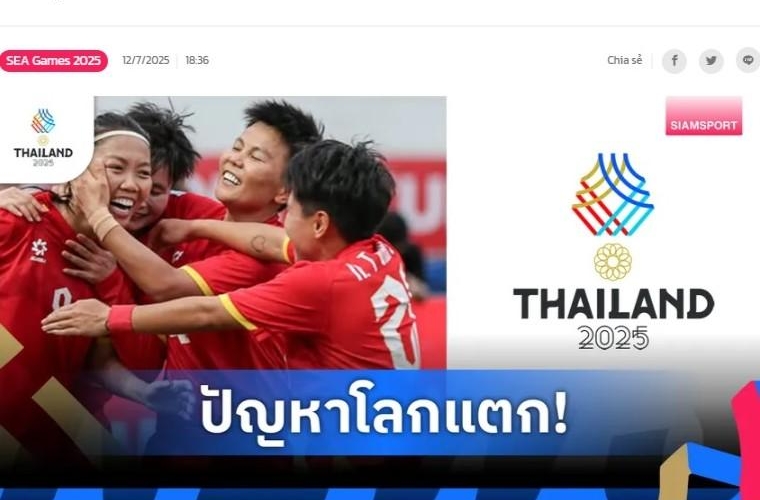 Truyền thông Thái Lan chỉ trích SEA Games 33 khi tuyển Việt Nam liên tiếp gặp rắc rối