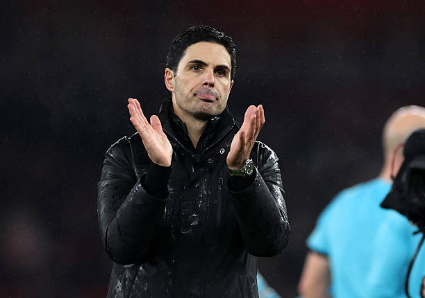 Arteta tiếc vì Arsenal lỡ cơ hội bỏ xa Man City