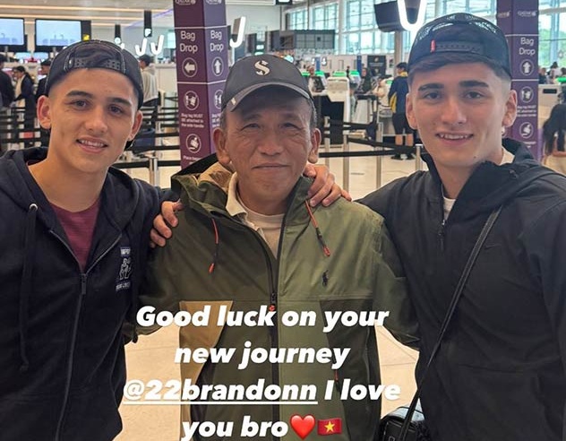 Brandon Ly đến Việt Nam, hoàn tất thủ tục gia nhập CLB CAHN