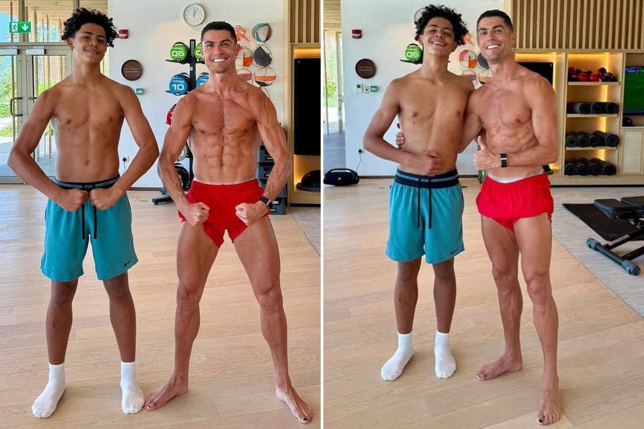 Cristiano Jr và bản thiết kế thể chất hoàn hảo tuổi 15