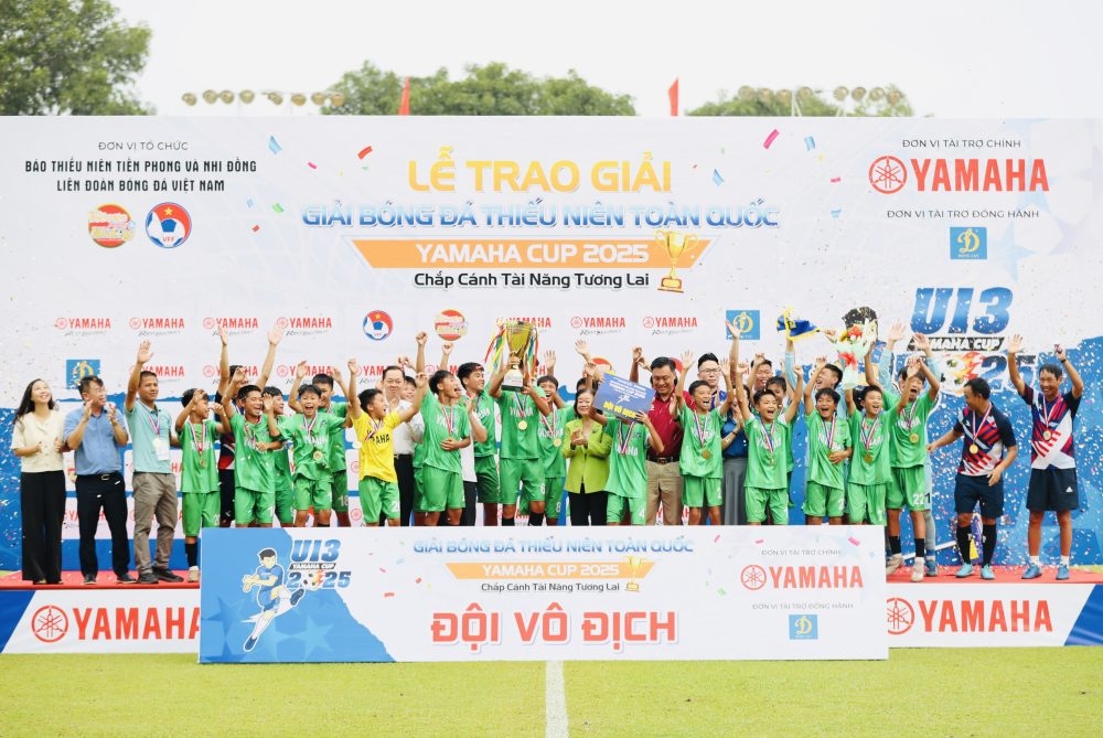 Hạ SLNA ở loạt luân lưu, U13 Nam Định lần đầu vô địch Giải U13 Quốc gia