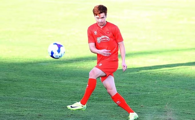 Hoàng Đức vắng mặt ở buổi tập cuối của tuyển Việt Nam