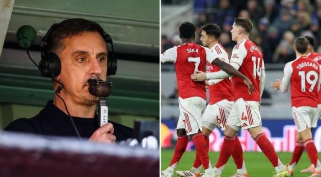 Neville chê Gyokeres tàng hình trước Liverpool