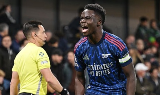 Saka là nhân tố không thể thay thế của Arsenal