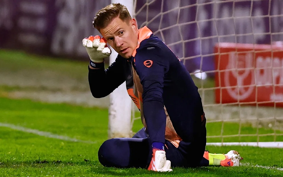Ter Stegen chấn thương không nghiêm trọng, có thể đến Girona